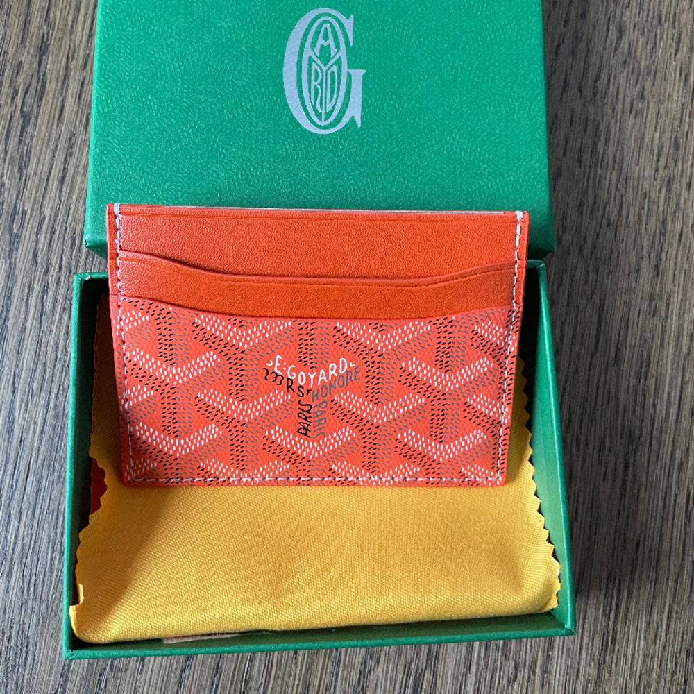 Orange Goyard plånbok - Goyard | Plick Second Hand