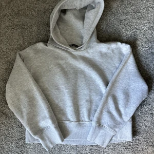 Grå cropped hoodie  - Jätte fin grå hoodie från Zara stl S, knappt använd 