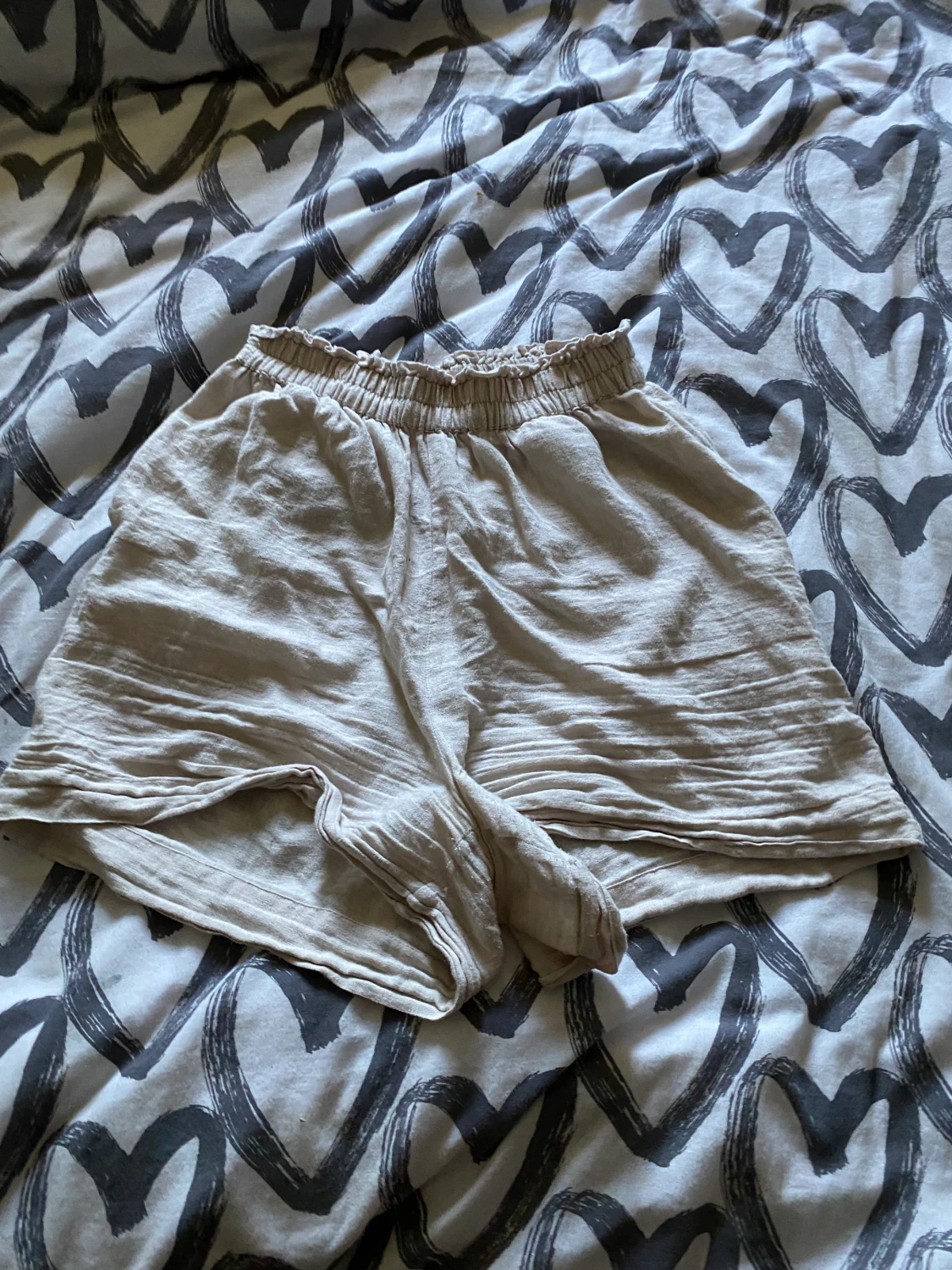 Snygg linne shorts  - 90