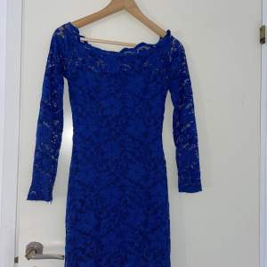 Blå sött klänning 