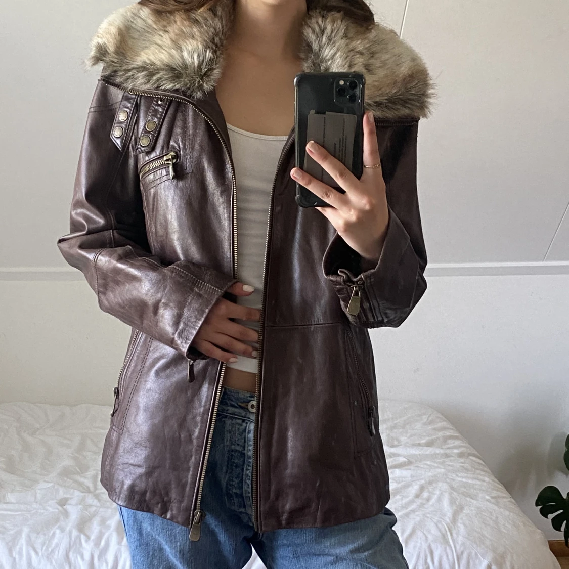 Rock’n Blue läderjacka - 90