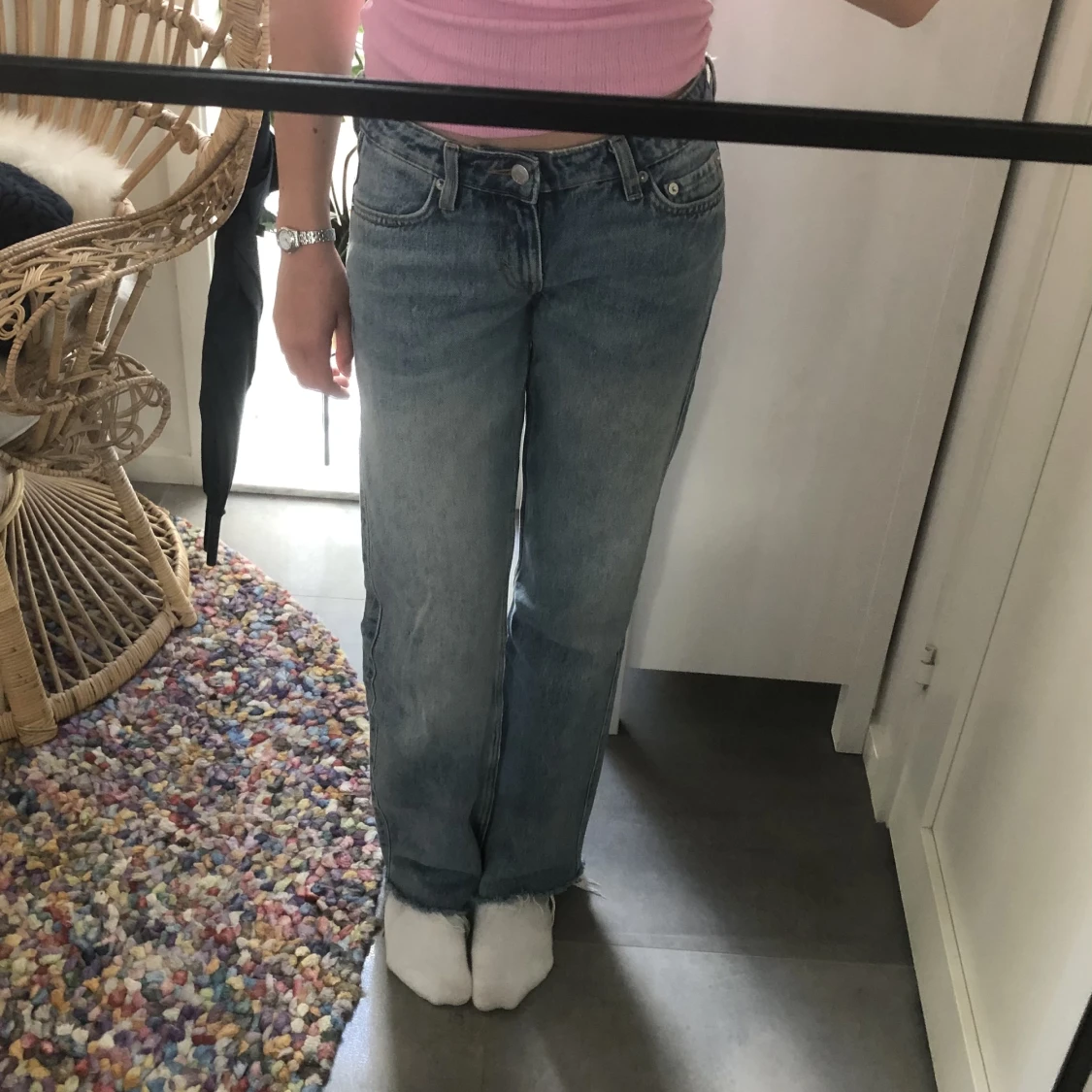 Lågmidjade jeans