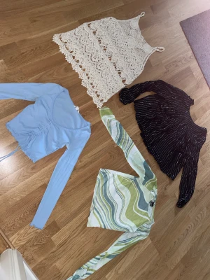 Olika blusar - Fint skick finns prislappar kvar på vissa, storlek xs från zara hm och finstrimlat 