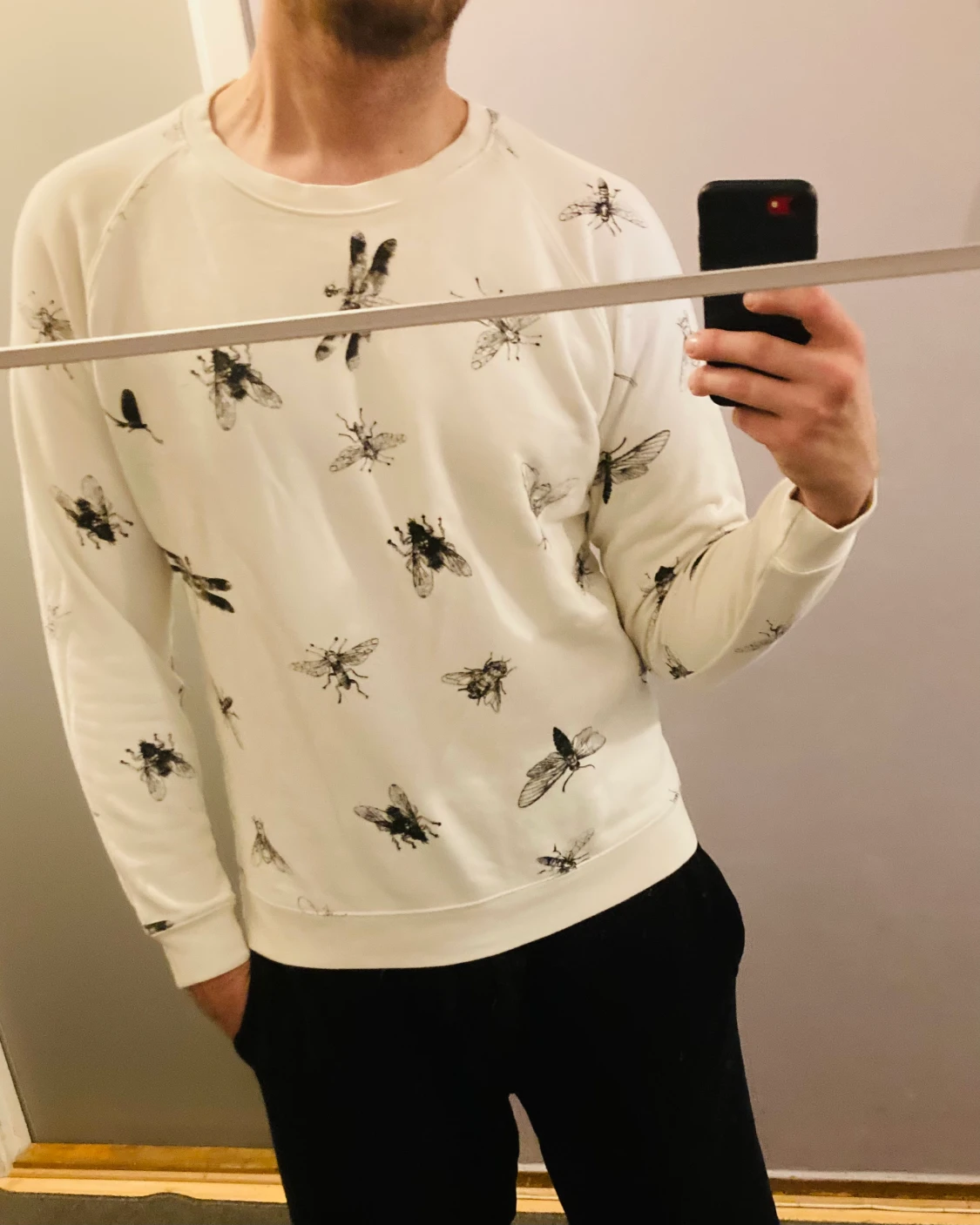 Tröja med insektstryck