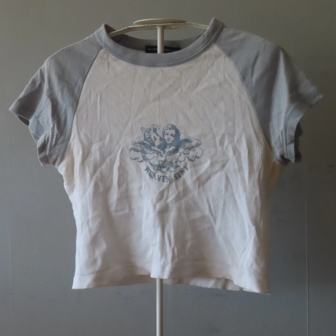Blå brandy Melville T-shirt
