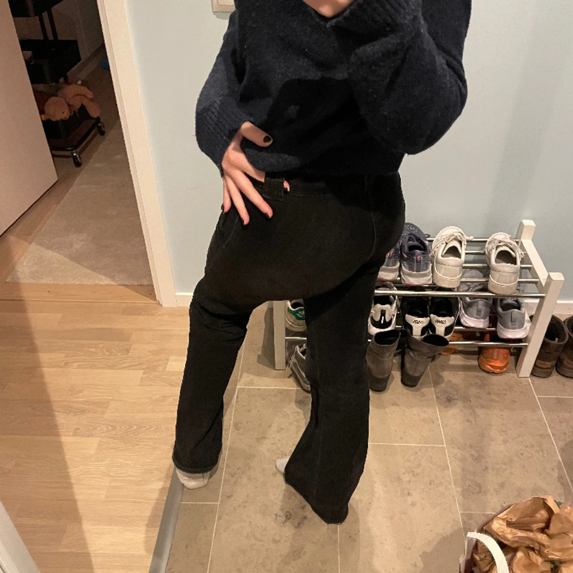 Lågmidjade jeans  - 90