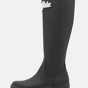 Buffalo vegan stövlar  - Långa vattentät stövlar med platå 