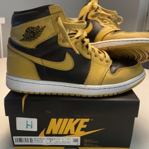 Jordan 1 High - Hej jag säljer nu min jordans då dem inte kommer till andvändning något mer. Skicket skulle jag säga är runt 6/10. Nypris ca 2400, Box kommer också med skorna. Kom i DM vid frågor eller funderingar