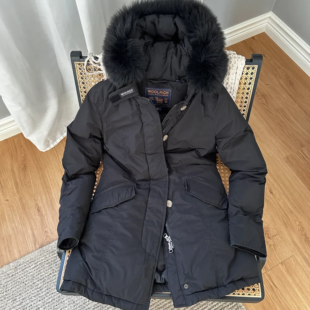 Woolrich Artic Parka, Black Dam storlek XS. Jackor.