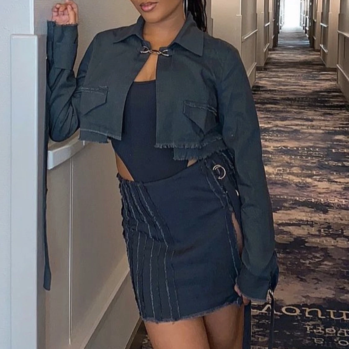 PLT charcoal two piece set - 90