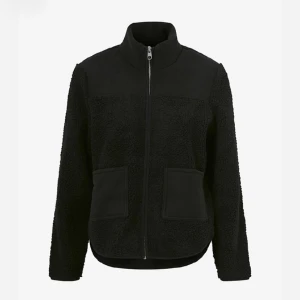 Svart fluffjacka  - Ny skick 