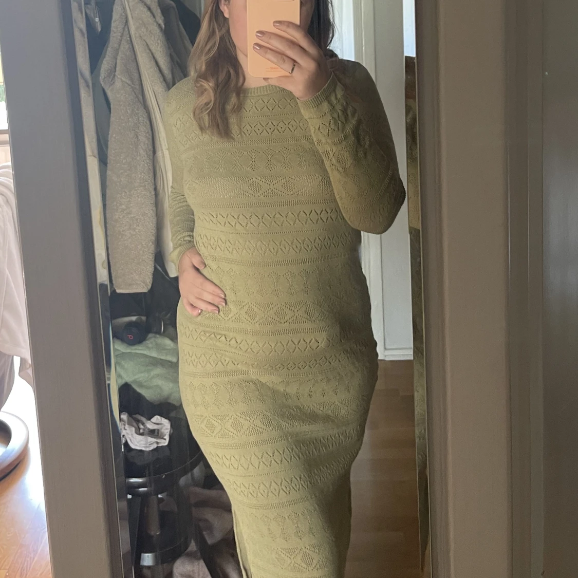 Stradivarius stickad klänning