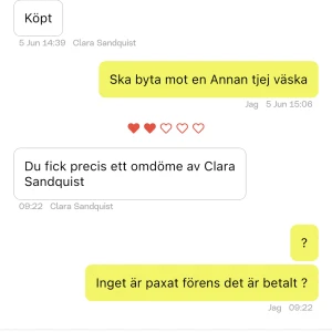 Inget är paxat - Som jag skriver i min profil är INGET PAXAT förens det är BETALT. Så om någon inte känner sig bekväm med det behöver ni inte köpa något ifrån mig🥰