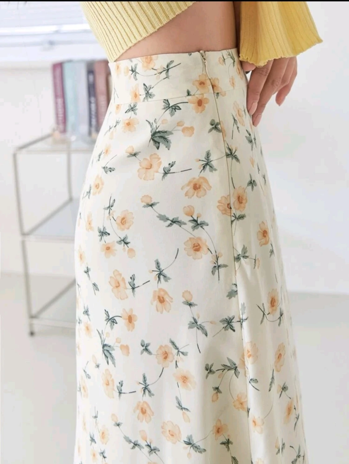 DAZY Allover Floral High Waist Skirt - 90