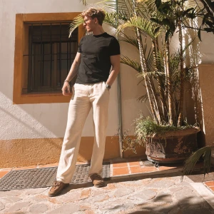 Linnebyxor - Finns i S, M eller L