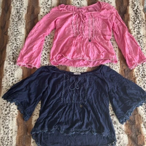 Två söta tröjor från tessie  - Säljer dessa två söta blusarna från tessie 💕 100kr + frakt för båda eller 60kr + frakt för en