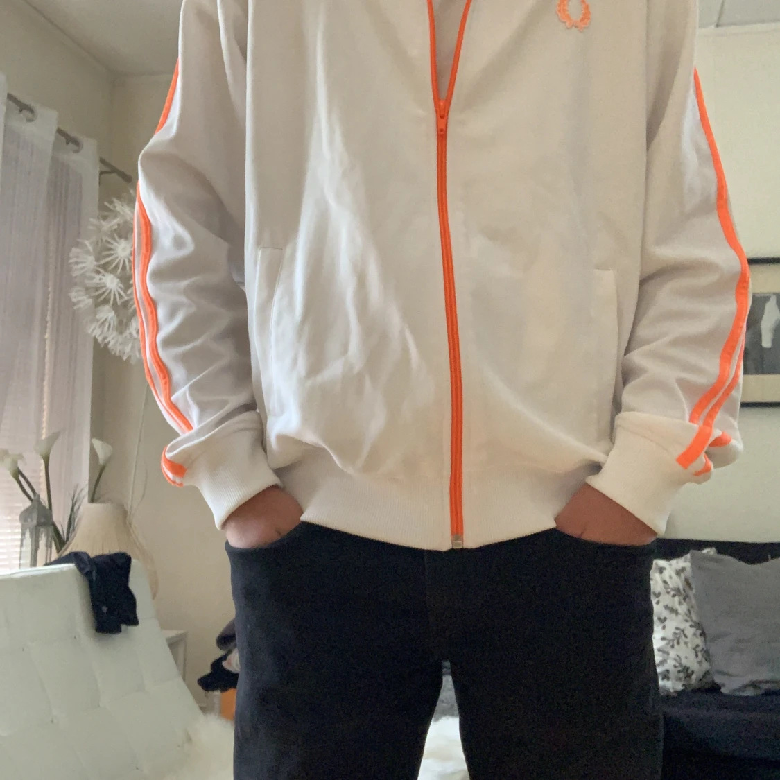 Fred Perry full zip tröja  - 91