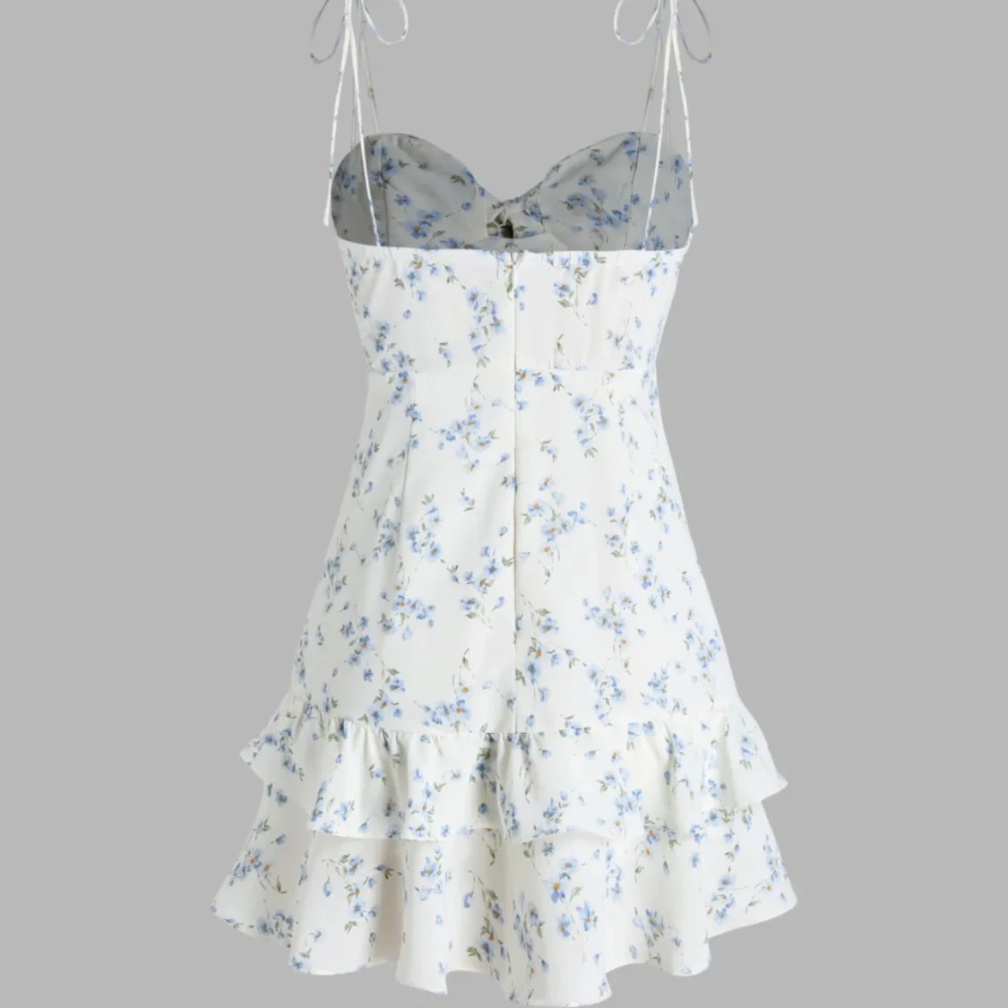 Corsett klänning - Vit - 90