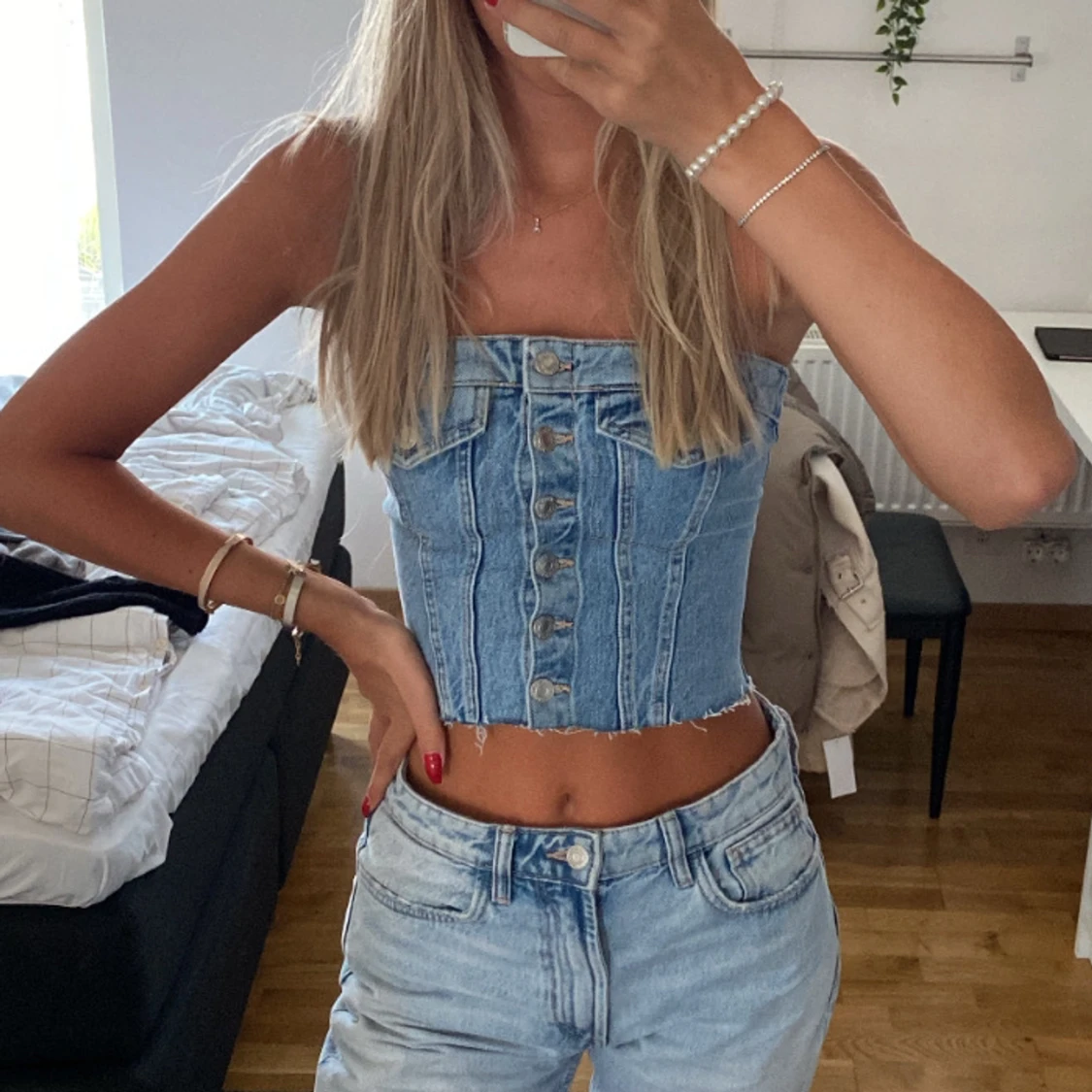 zara korsett-topp - 90