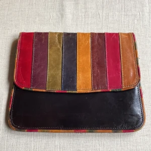 Vintage väska - Vintage väska i läder. 