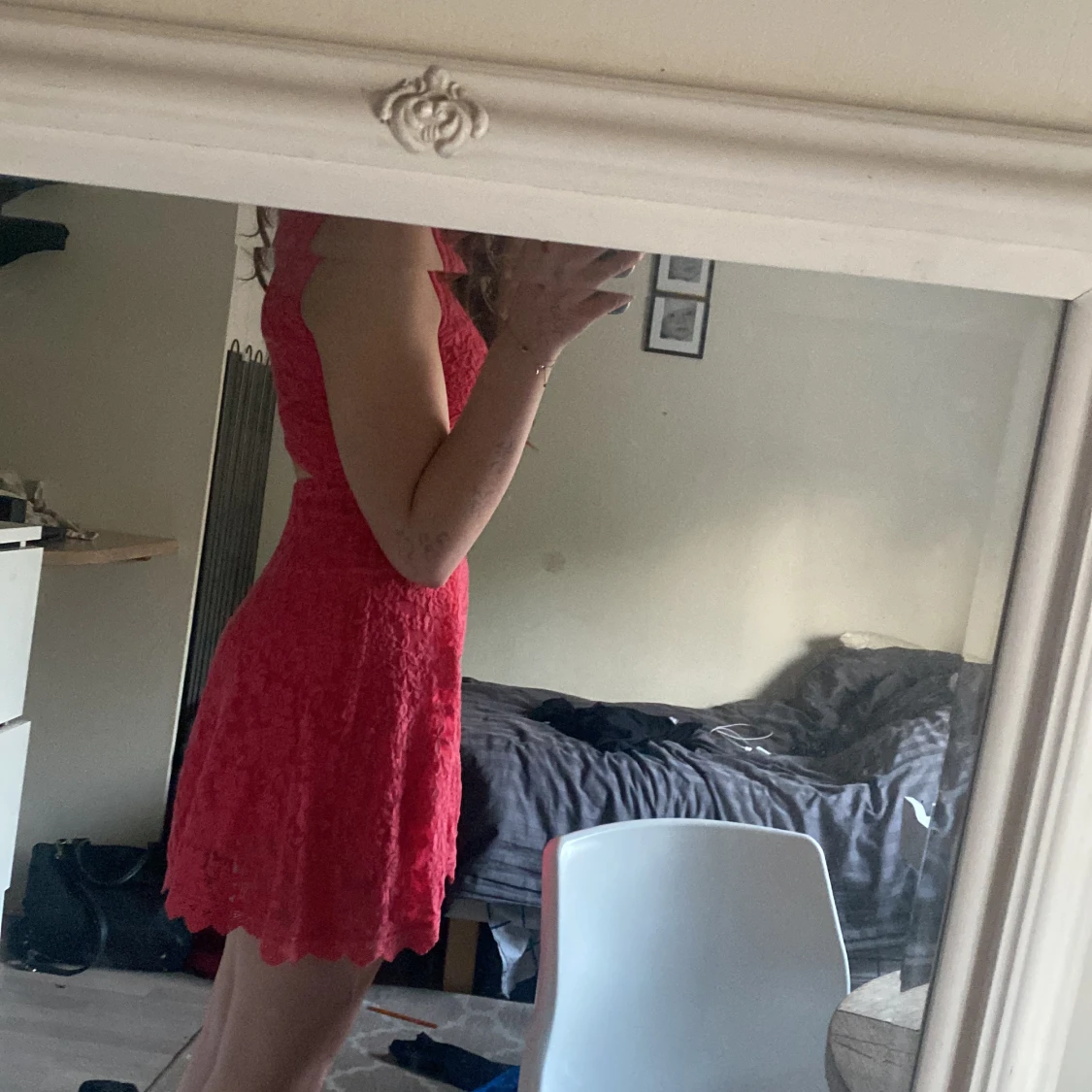 röd sommarklänning  - 91