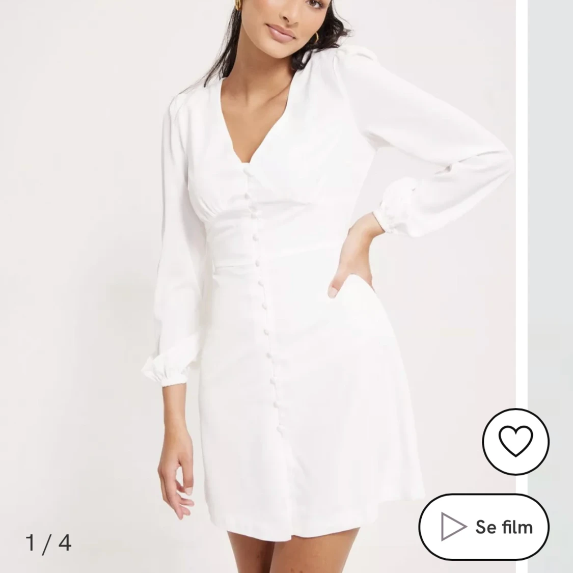 Jättefin student klänning