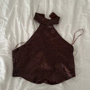 Fest- topp🤎 - Oanvänd paljett- topp 🤎🫶🏼