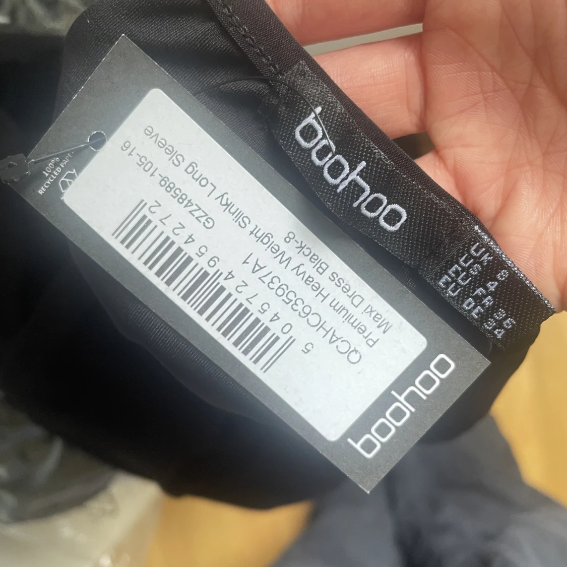 Svart maxiklänning - 91