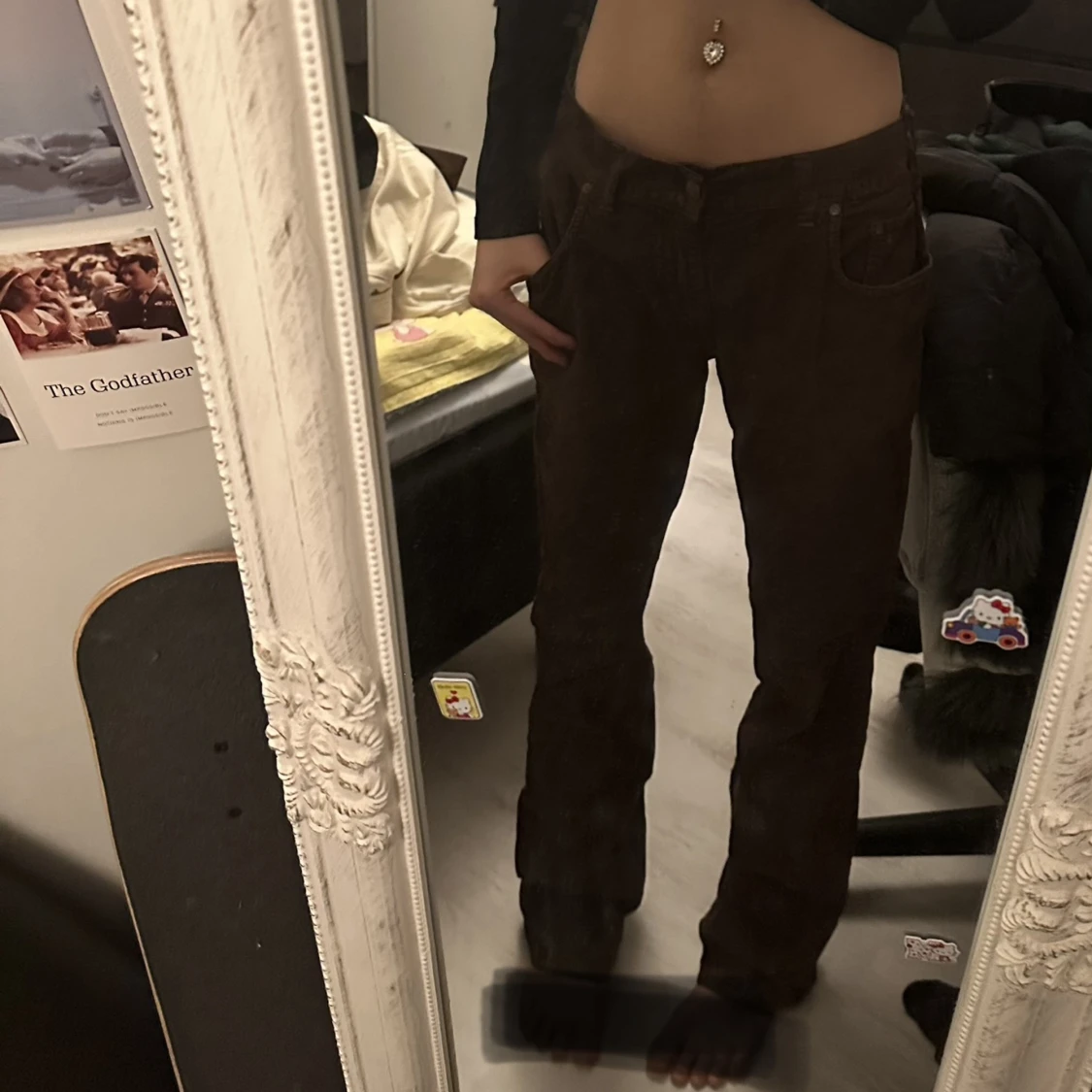 Lowwaist Manchester byxor - 90