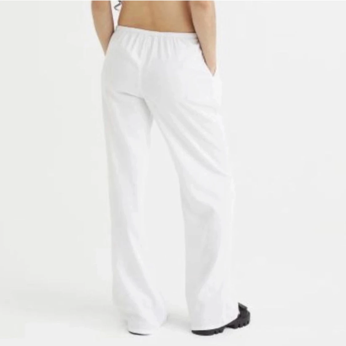 Lågmidjade linnebyxor - 90