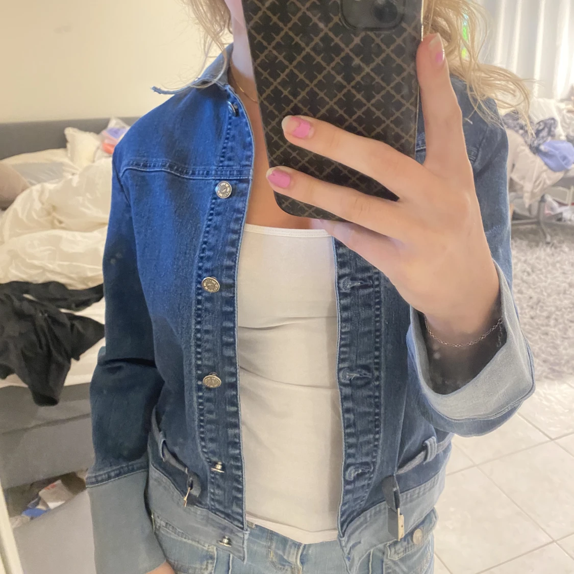 Jeansjacka med detaljer - 90