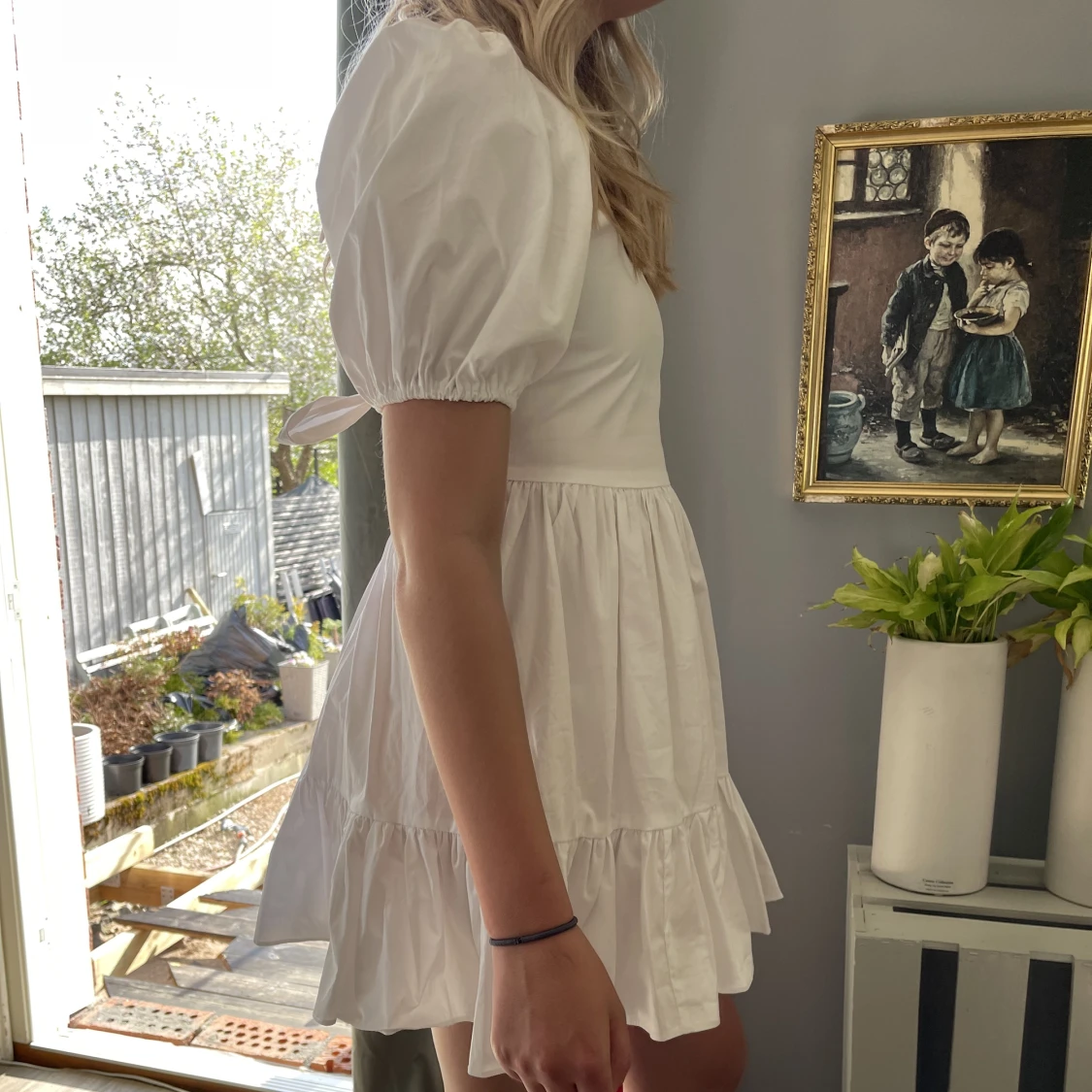 vit nelly klänning - 90