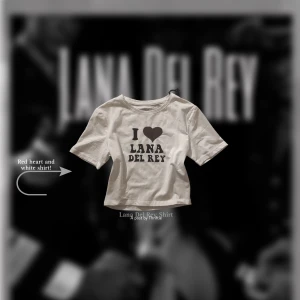 I <3 Lana Del Rey top - Helt ny! Gjort själv! <3 Hjärtat är rött!  Tvätta i Max 40 grader!!!