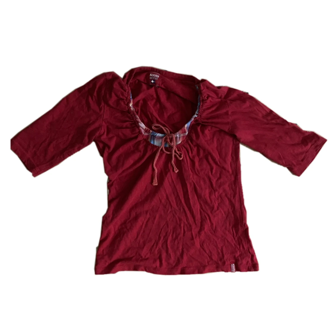 Tröja med rutigt mönster!