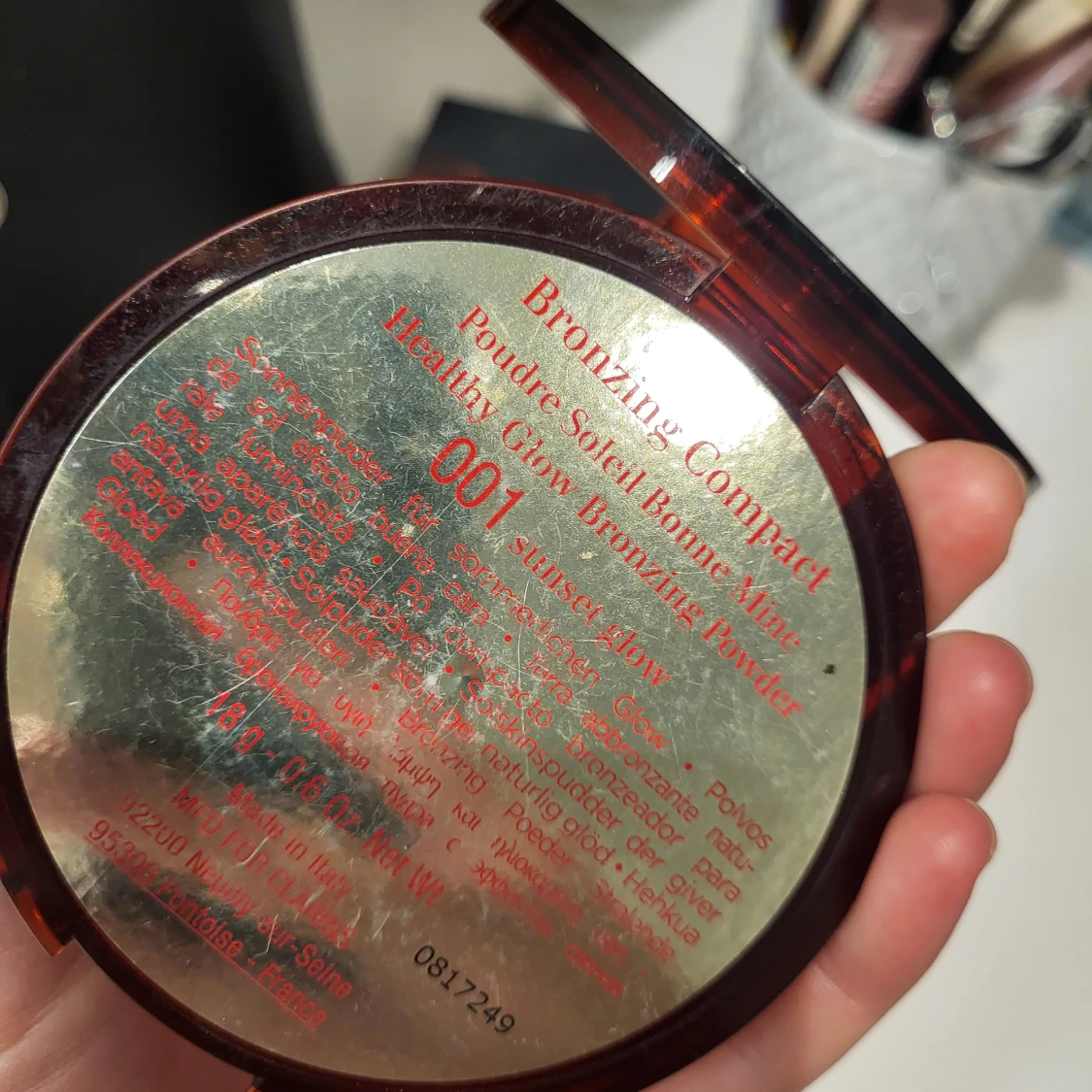 Clarins bronzing compact sunset glow färg:001 - 90