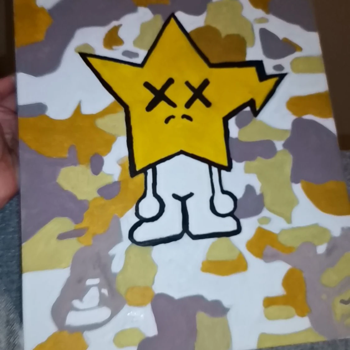 Bapesta star målning