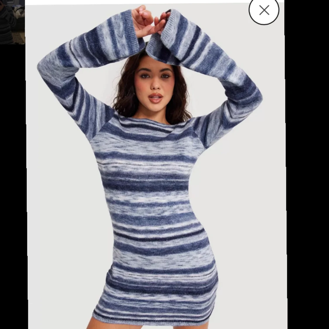 Randig klänning  - 90