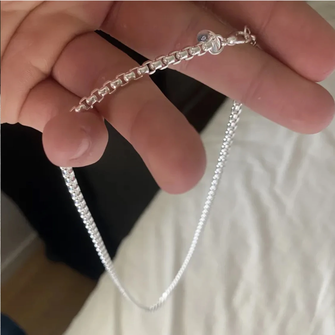 Halsband i 925 silver - 90