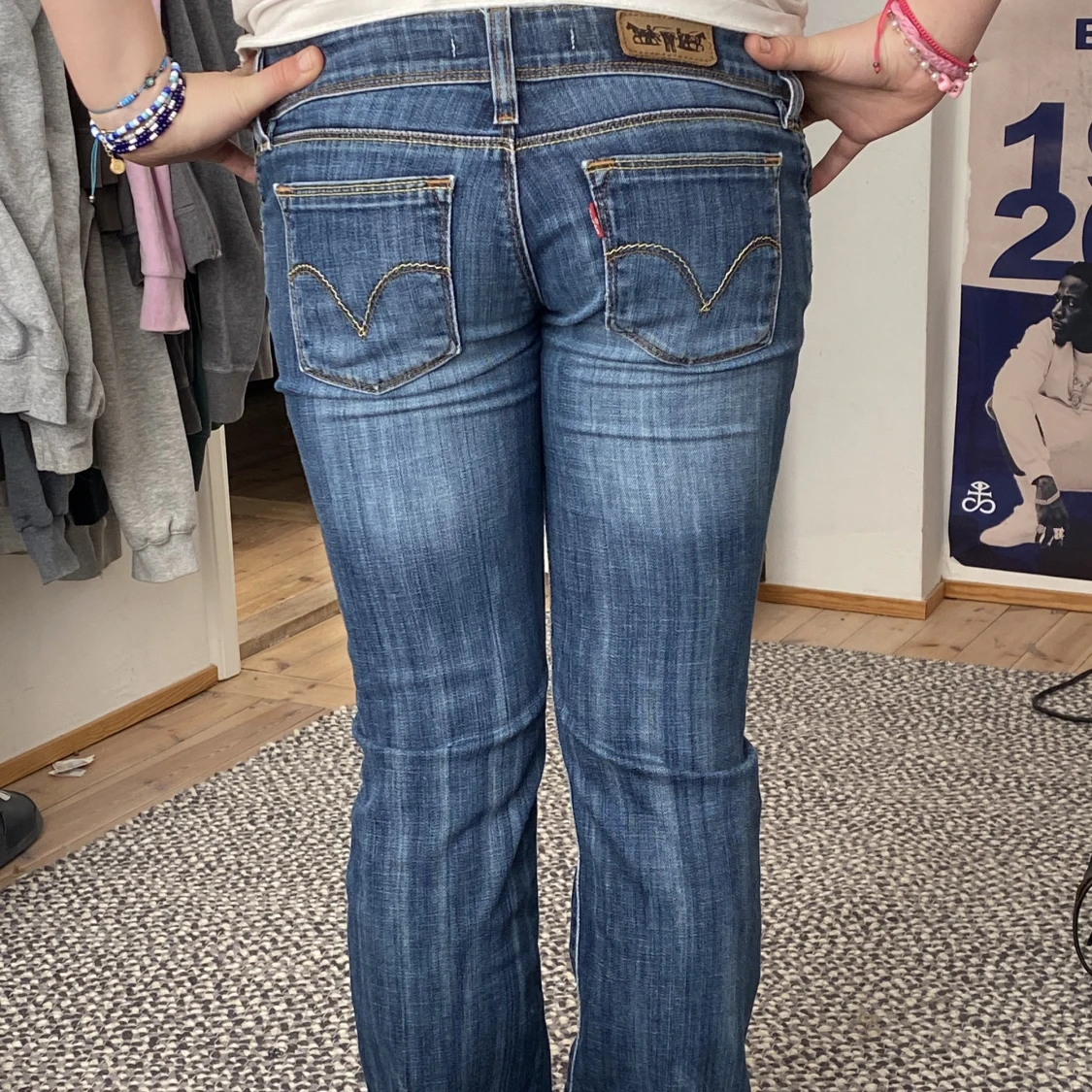 Lågmidjade jeans - 90