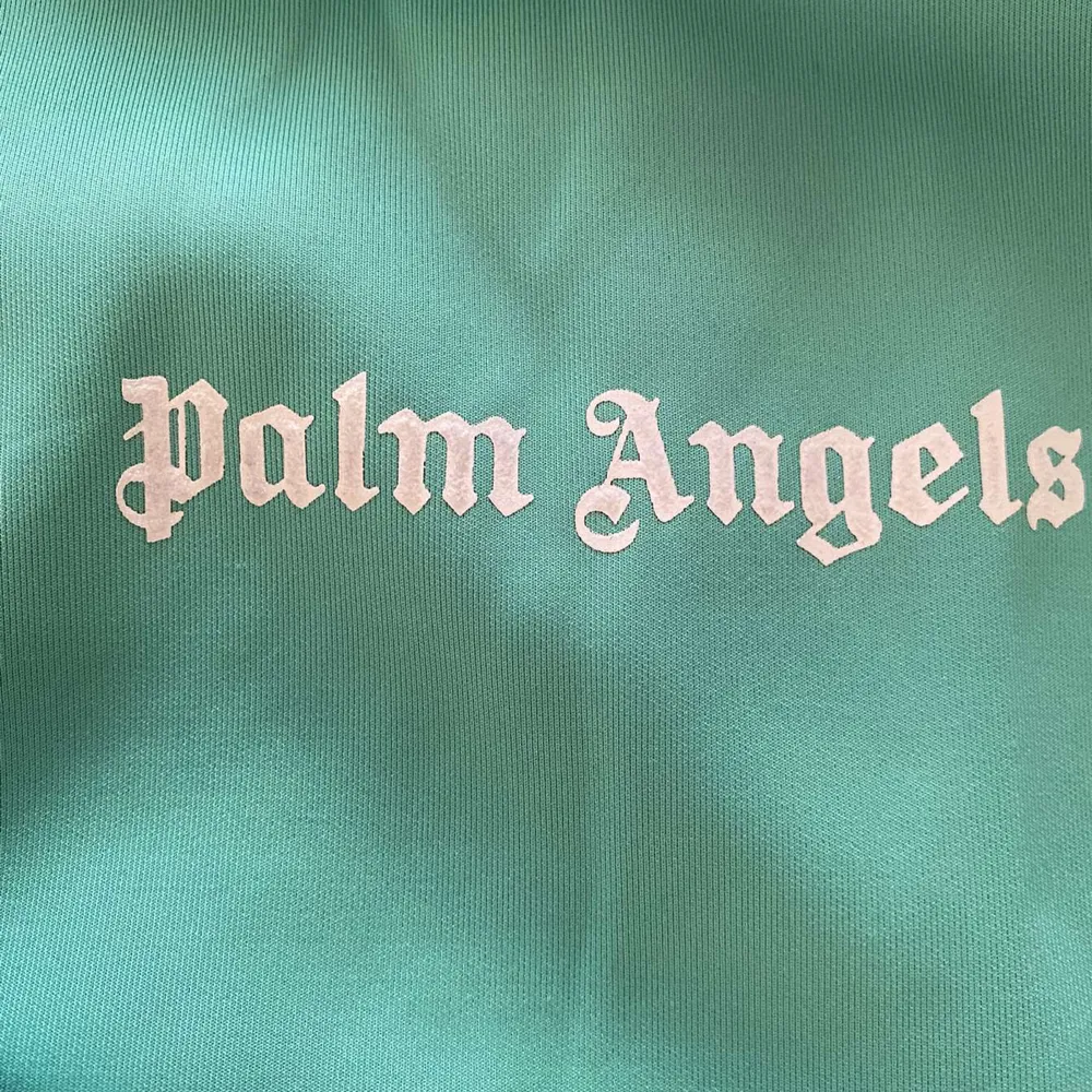 Palm angels tröja mint grön 1:1 kopia, kan sänka pris vid snabb affär. Hoodies.