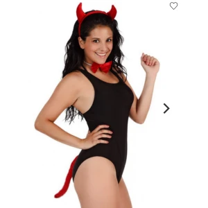 Halloween kläder - Djävulskit Halloween röd,oanvänd