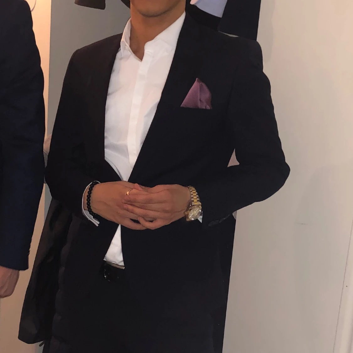 Dark Navy Kostym - 90