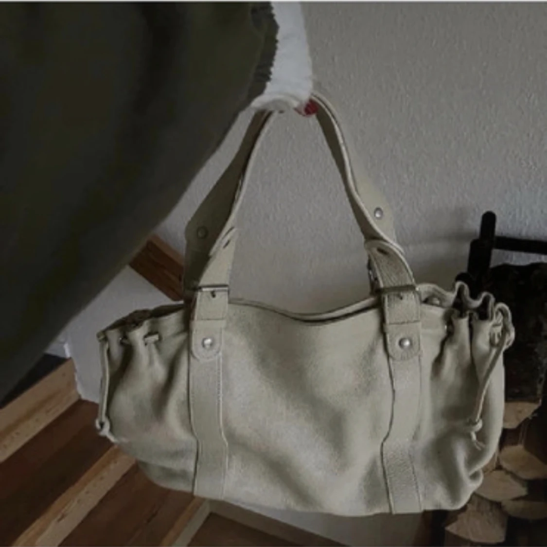 Beige handväska - 91