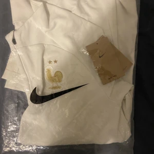 Frankrike träningströja Dri-fit 2022/23 - Jävligt skön. Skick 10/10 inga skador inga fläck använd 1 gång. Pris kan vi diskutera om. Säljer den för jag vill ha pengar 