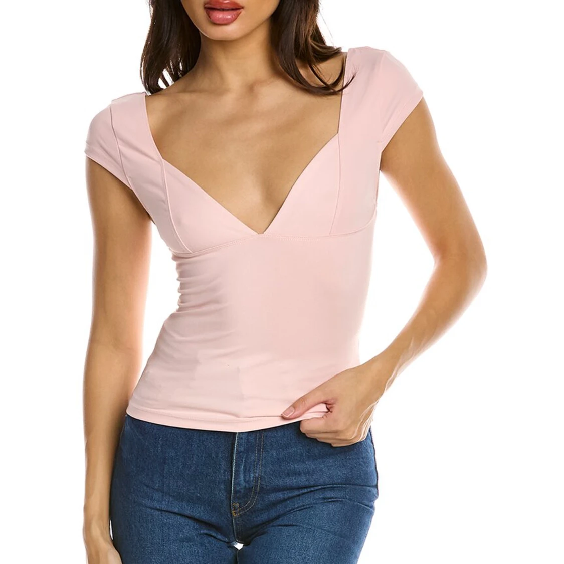 Rosa trendig topp - 90