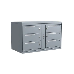 Lynx Original 2×3 fack - Fastighetsbox med 6 fack (passar för 6 lägenheter)