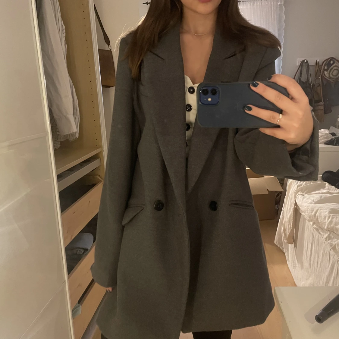 Snygg oversized höstkappa!