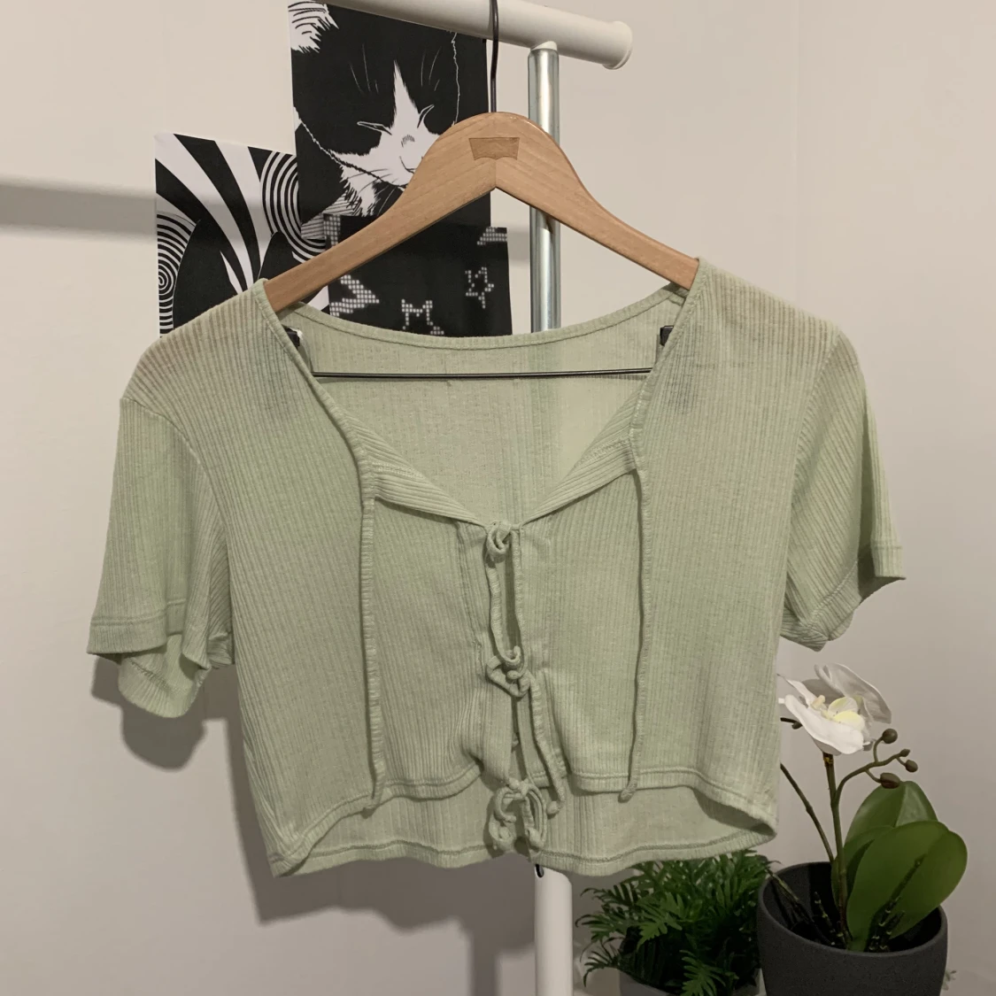 Supersöt grön top - 90