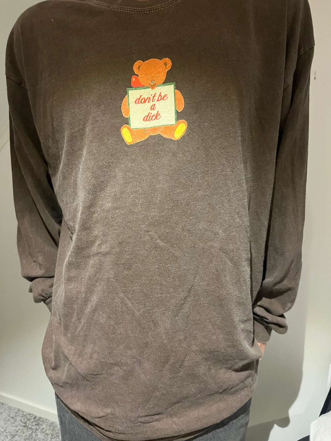 Långärmad tröja, over sized.