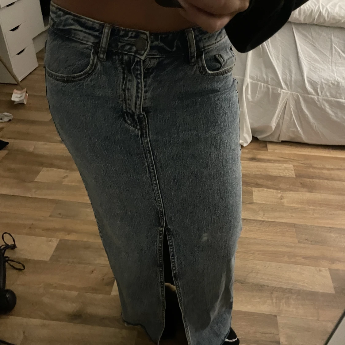 Lång jeanskjol  - 91